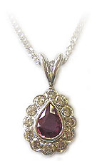 detail of grape vine brooch