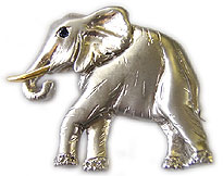 elephant brooch