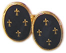 fine enamelled cufflink